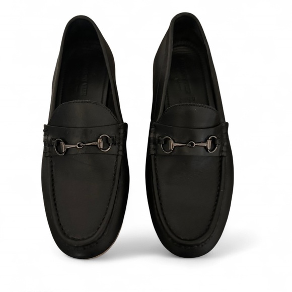 Anthony Veer Black Leather Slip-On Loafers Size 10 1/2 main image 6